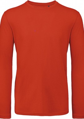 Μακρυμάνικο T-Shirt TM070 B & C Inspire Organic Fire Red