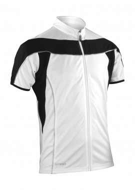 Result - Αθλητική Μπλούζα Ποδηλασίας S188M Result Bike Full Zip T-Shirt White/Black