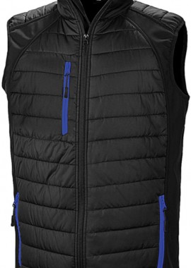 Ανδρικό Αμάνικο Μπουφάν Softshell R238X Result Black/Royal