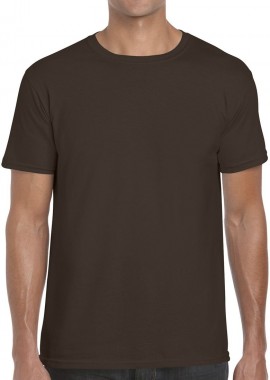 T-Shirt Softstyle 64000 Gildan Dark Chocolate