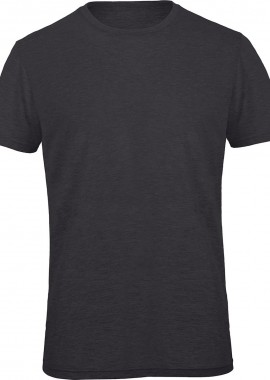 T-Shirt TM055 B & C Triblend Jersey Heather Dark Grey