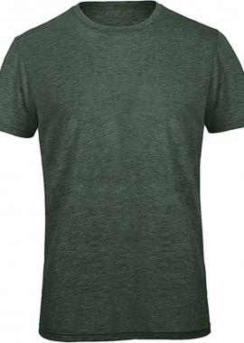 T-Shirt TM055 B & C Triblend Jersey Heather Forest