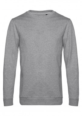 B & C - Φούτερ Crewneck Set In WU01W B & C Unisex Heather Grey