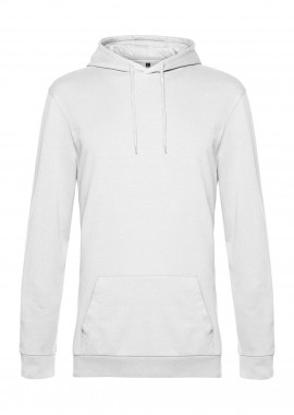 Φούτερ Hoodie WU03W B & C French Terry White