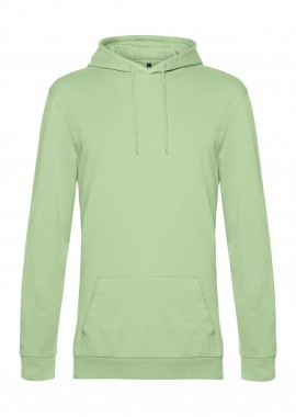 Φούτερ Hoodie WU03W B & C French Terry Light Jade