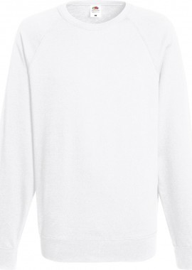 Φούτερ Raglan 62-138-0 Fruit of the Loom Lightweight White