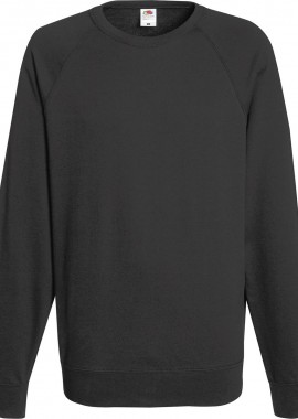 Fruit of the Loom - Φούτερ Raglan 62-138-0 Fruit of the Loom Lightweight Light Graphite