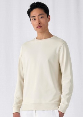 B & C - Φούτερ Crewneck WU31B B & C Organic Inspire Off White