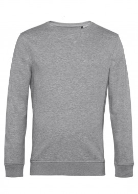 B & C - Φούτερ Crewneck WU31B B & C Organic Inspire Heather Grey