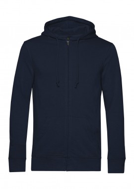 Φούτερ με Κουκούλα και Φερμουάρ WU35B B & C Inspire Organic Navy