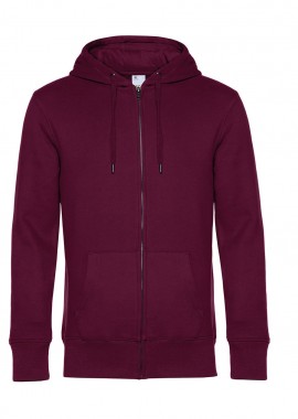 B & C - Ζακέτα Φούτερ με Κουκούλα WU03K B & C King Dark Cherry