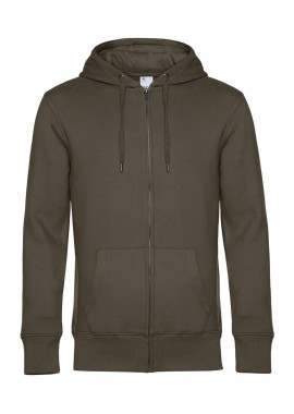 Ζακέτα Φούτερ με Κουκούλα WU03K B & C King Khaki