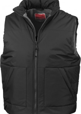 Result - Αμάνικο Μπουφάν με Fleece R44 Result Black