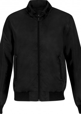 B & C - Ανδρικό Μπουφάν με Κουκούλα JM963 B&C Trooper Men Black/Cobalt Blue
