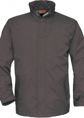 Μπουφάν Midseason Parka JU824 B & C Ocean Shore Dark Grey