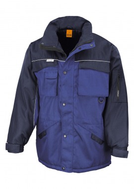 Μπουφάν Ασφαλείας R072X Result Heavy Duty Combo Royal/Navy