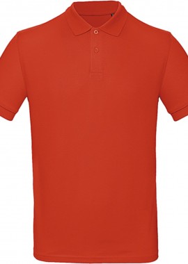 Ανδρική Μπλούζα Polo PM430 B & C Inspire Organic Fire Red