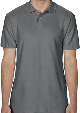 Gildan - Ανδρική Μπλούζα Polo 64800 Gildan Softstyle Πικέ Charcoal