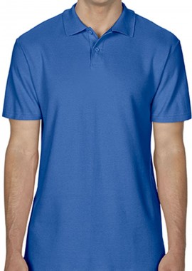 Ανδρική Μπλούζα Polo 64800 Gildan Softstyle Πικέ Royal