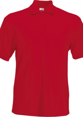 Ανδρική Μπλούζα Polo 63-204-0 Fruit of the Loom Heavyweight 65/35 Red