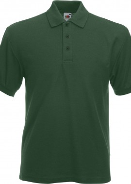 Ανδρική Μπλούζα Polo 63-204-0 Fruit of the Loom Heavyweight 65/35 Bottle Green