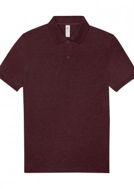 B & C - Ανδρική Μπλούζα Polo PU426 B & C My Polo 210 Heather Burgundy