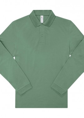 B & C - Μακρυμάνικη Μπλούζα Polo PU427 B & C My Polo 210 LSL Amalfi Green