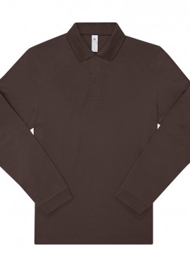 Μακρυμάνικη Μπλούζα Polo PU427 B & C My Polo 210 LSL Roasted Coffee