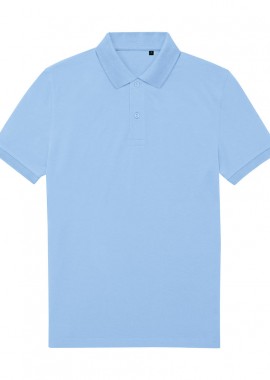 B & C - Ανδρική Μπλούζα Polo PU428 B & C White Lotus Blue