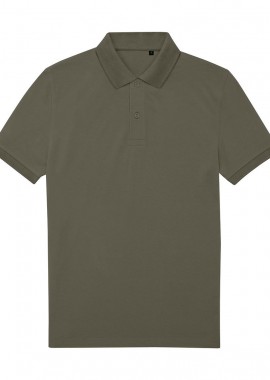 B & C - Ανδρική Μπλούζα Polo PU428 B & C White Camo Green