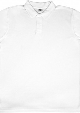 SG - Ανδρική Μπλούζα Polo SG59 SG Poly Cotton White