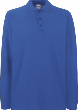 Fruit of the Loom - Μπλούζα Polo Μακρυμάνικη 63-310-0 Fruit of the Loom Premium Royal