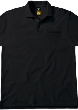 B & C - Ανδρική Μπλούζα Polo Workwear PUC11 B & C με Τσέπη Black