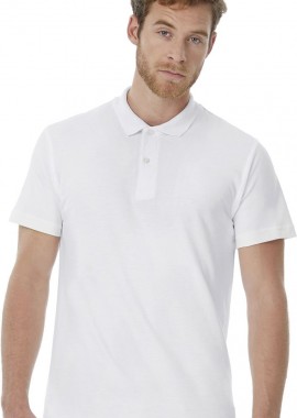 B & C - Ανδρικό Pique Polo PUI10 B & C White