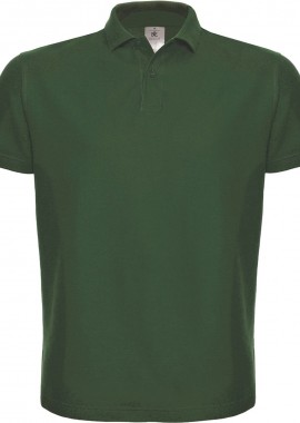 Ανδρικό Pique Polo PUI10 B & C Bottle Green