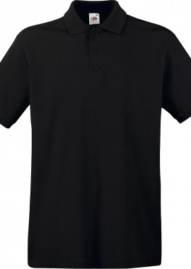 Ανδρική Μπλούζα Polo 63-218-0 Fruit of the Loom Premium Black