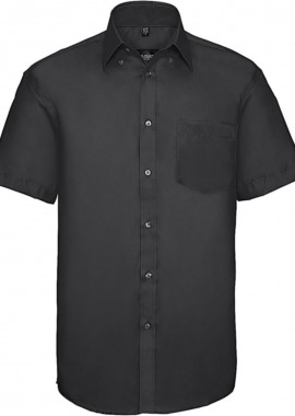 Ανδρικό Κοντομάνικο Πουκάμισο Non-Iron R-957M-0 Russell Black