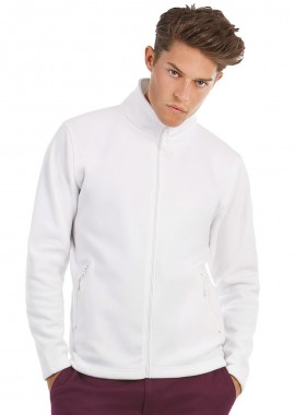 B & C - Ζακέτα Micro Fleece ID.501 B & C Full Zip White