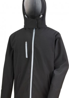 Μπουφάν Softshell με κουκούλα R230M Result TX Performance Black/Grey