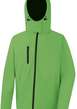 Result - Μπουφάν Softshell με κουκούλα R230M Result TX Performance Vivid Green/Black