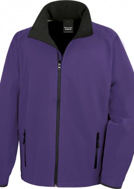 Result - Ανδρικό Μπουφάν Softshell R231M Result Core Purple/Black