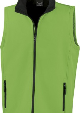 Result - Ανδρικό Αμάνικο Μπουφάν Softshell R232M Result Core Vivid Green/Black