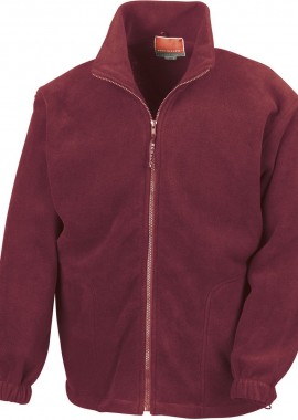 Result - Ζακέτα Fleece Full Zip Active R036X Result Burgundy