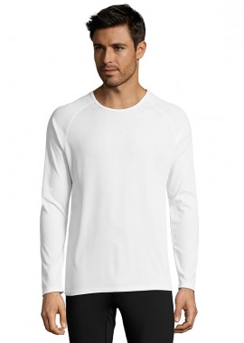 SOLS - Ανδρικό Μακρυμάνικο T-shirt Sporty LSL 02071 SOL'S White