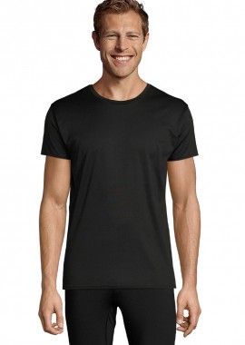 Πικέ Αθλητικό T-Shirt Sprint 02995 SOL'S Black