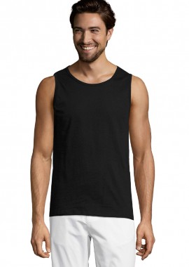 Αμάνικο T-Shirt 11465 SOL'S Justin Deep Black