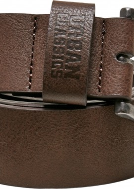 Leather Imitation Belt Urban Classics Accessoires TB1288-00075 Brown