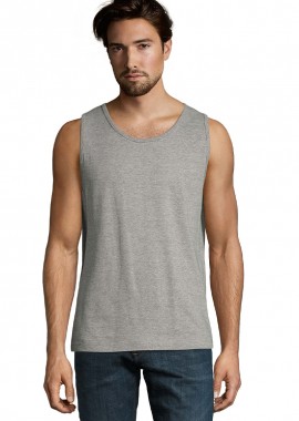 SOLS - Αμάνικο T-Shirt 11465 SOL'S Justin Grey Melange