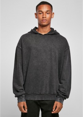 BYB - Φούτερ Hoodie Oversized BY191 Build Your Brand Acid Washed Black