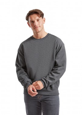 Φούτερ Classic Set In 62-202-0 Fruit of the Loom Dark Heather Grey